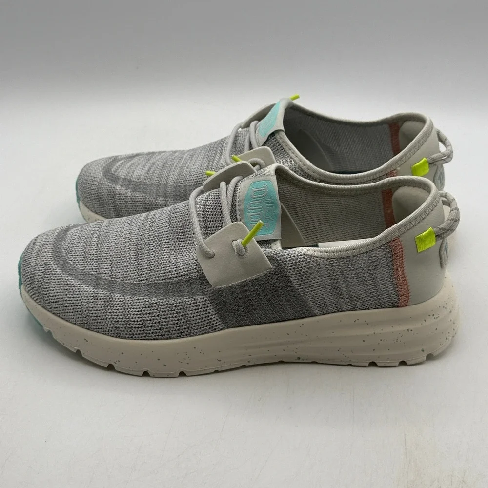 Hey Dude Sirocco W Speckle Shoes Womens Size 9 Grey Multi Casual 40910-030